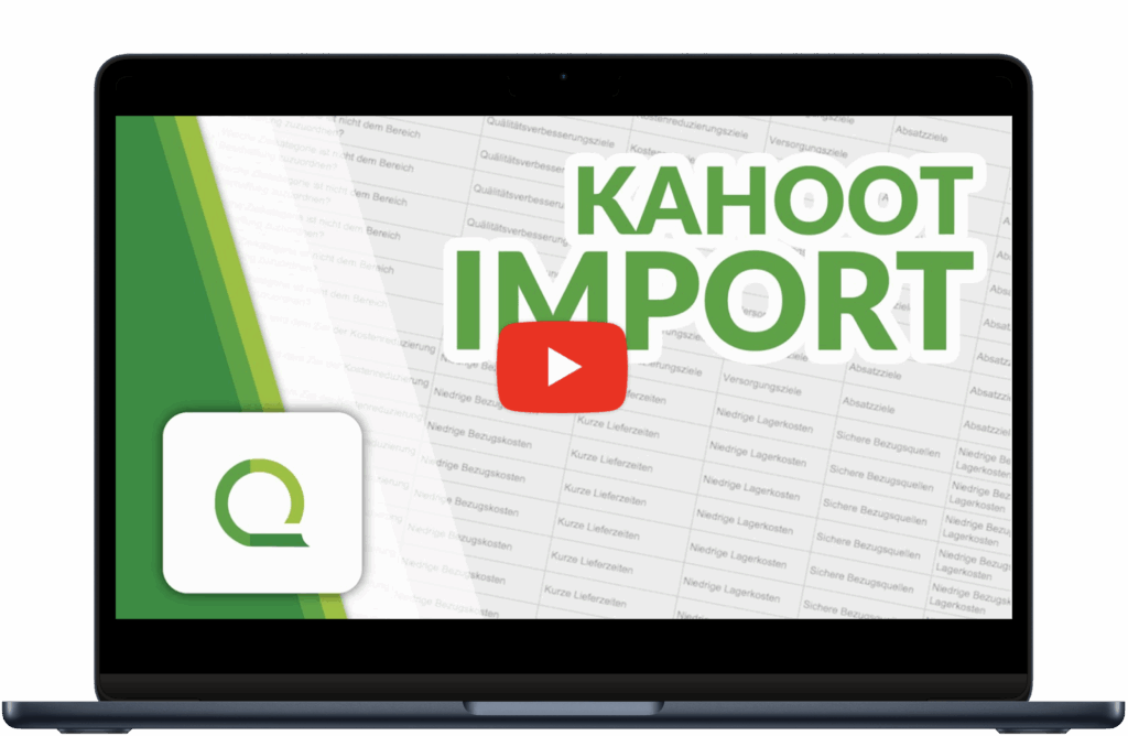 Kahoot-Inhalte in QuizAcademy importieren