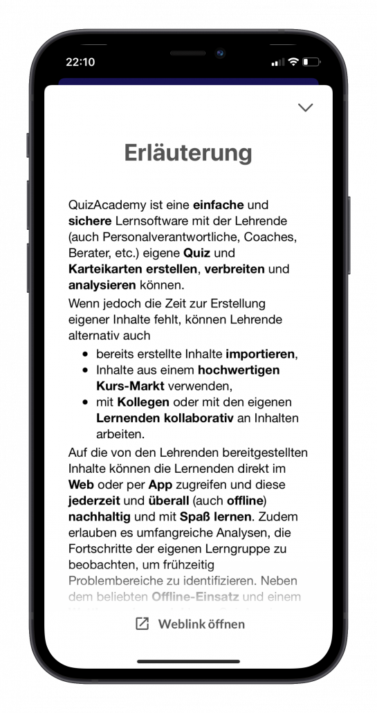 Karteikarte iOS App 3